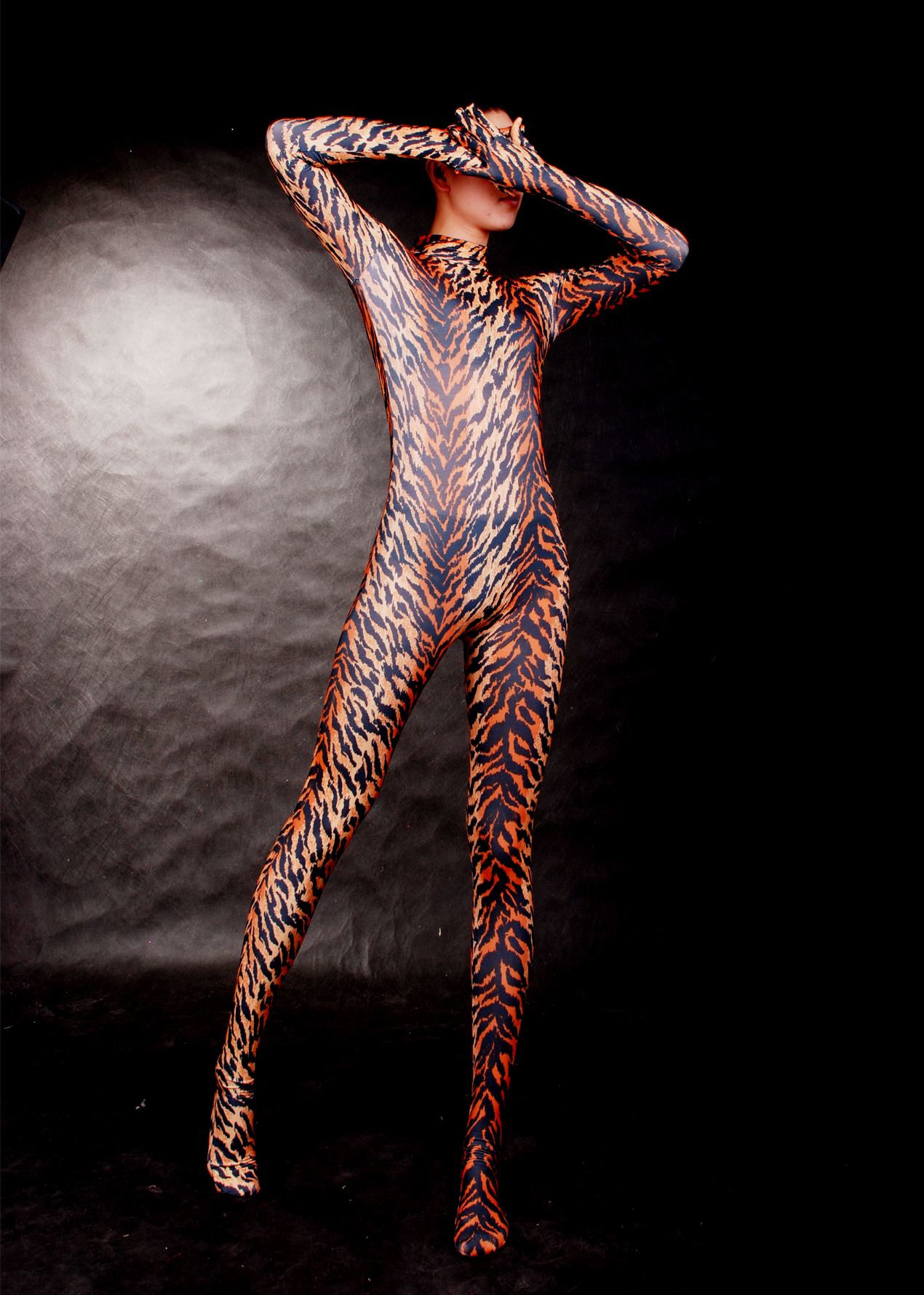 Leopard Costume Lycra Spandex Cat Suit